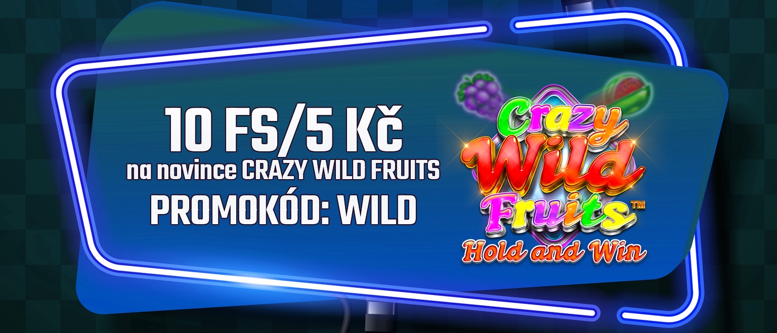 Akce CRAZY WILD FRUITS